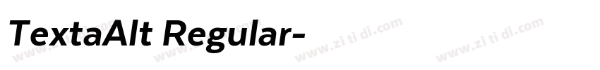 TextaAlt Regular字体转换